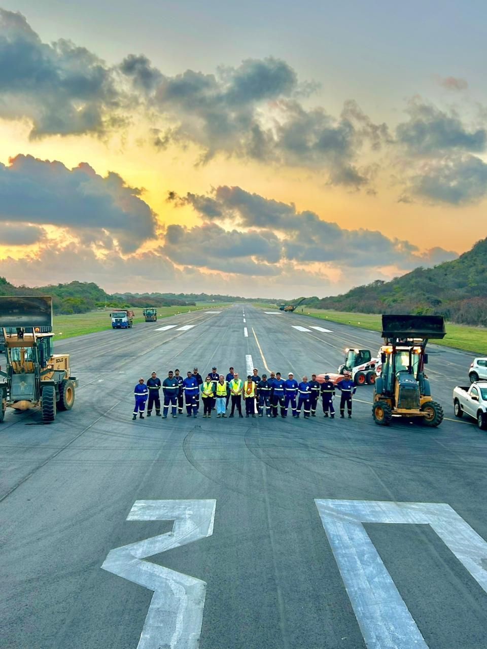 GOVERNO DE PERNAMBUCO ENTREGA MAIS UMA ETAPA DA OBRA DO AEROPORTO DE FERNANDO DE NORONHA